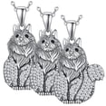 thumbnail image 1 of Cadenas con Dijes de Michis CatNeck01 3Pzas British Longhair Plata Metal Cadena y Dije., 1 of 2