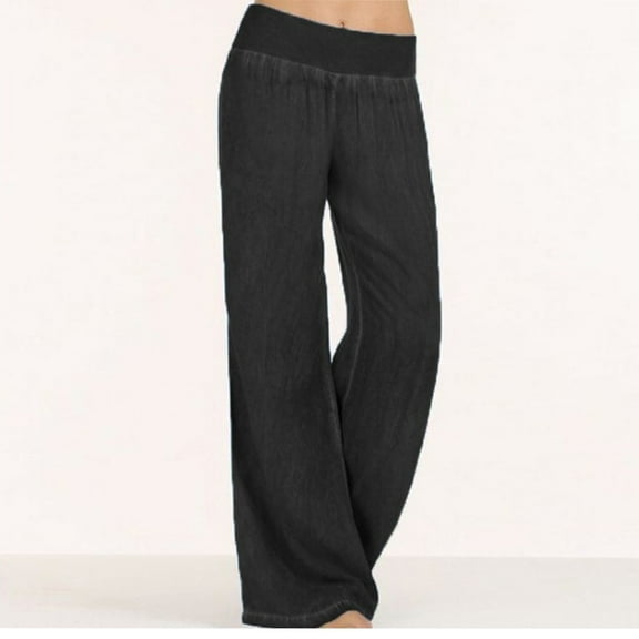 Tawop Jeggings Womens Jeans Style High Waist High Rise Loose No Pocket