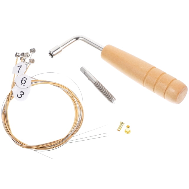 FUTUREORYY 1Set Lyre Harp String Peg Replacement Accessories High Class Steel Material Assorted Color