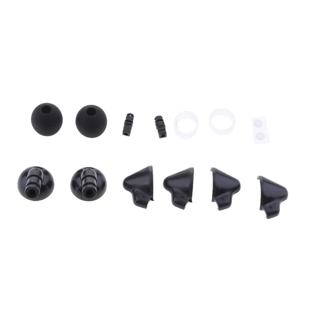 Piezas de Exteriores para Fijación de es In-ear Macarena Carcasa de auriculares negro