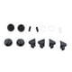 thumbnail image 1 of Piezas de Exteriores para Fijación de es In-ear Macarena Carcasa de auriculares negro, 1 of 7
