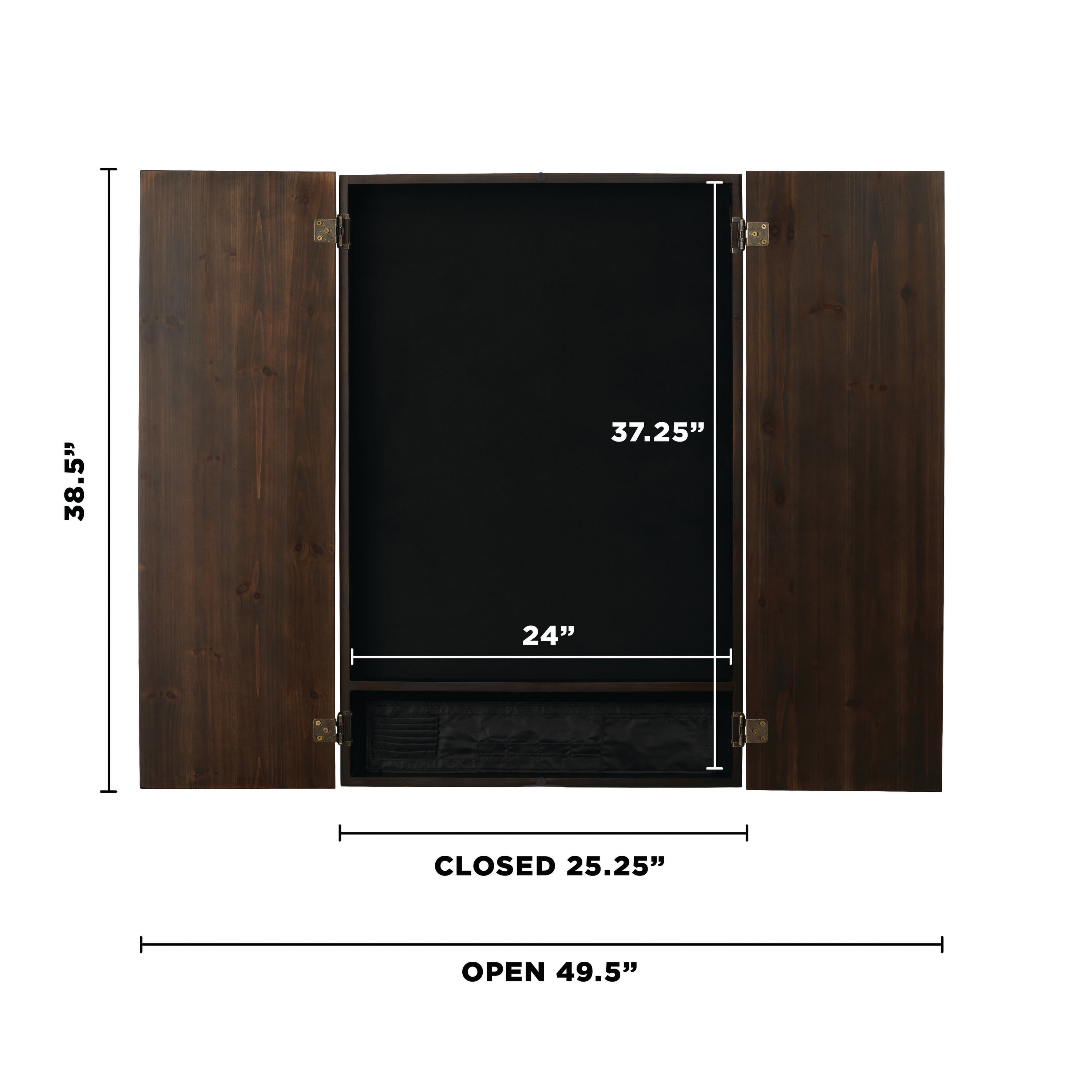 Viper Metropolitan Electronic Soft Tip Dartboard and Cabinet Bundle: Standard Set (777 Dartboard), Espresso Finish
