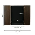 thumbnail image 4 of Viper Metropolitan Electronic Soft Tip Dartboard and Cabinet Bundle: Standard Set (777 Dartboard), Espresso Finish, 4 of 4