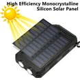 thumbnail image 5 of 10000mAh High Capacity Solar Power Bank with Dual USB Charger Ports for iPhone, iPad, Android, Camera, Perfect for Camping, Travel, Hiking, and Mountaining, 5 of 9