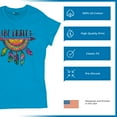 thumbnail image 4 of Tee Hunt Be Brave Dream Catcher T-Shirt Dean Russo Motivation Yolo Women's T-Shirt Tee, Light Blue, X-Large, 4 of 5