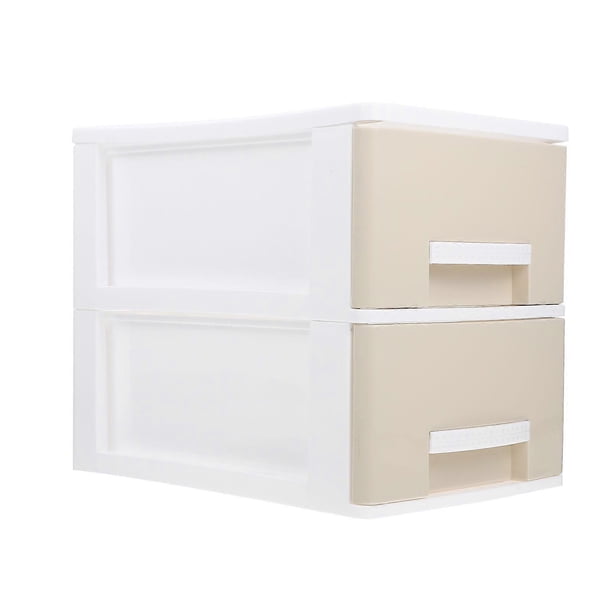 Drawer Type Storage Box Two Layer Storage Container Desktop Storage Holder