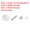 White, variant on Uxcell Guitar Tuning Peg Button Machine Head Oval and Concave Acrylic Buttons White with 6 Screws 12 Ferrules