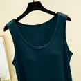 thumbnail image 6 of Fanxing Womens Tank Tops with Built in Bra Sleeveless U Neck Camis Summer Tees Army Green,L, 6 of 8