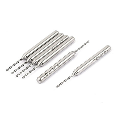 

38mm Long 1mm Cutting Dia 1/8 Shank Carbide PCB CNC Micro Drill Bits 6 Pcs