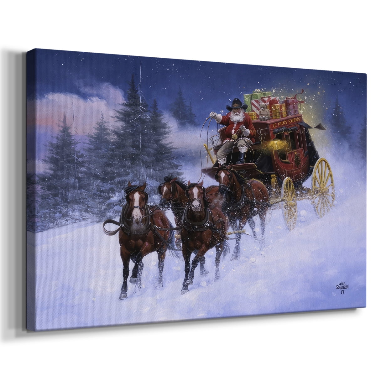Nick's Express- Gallery Wrapped Canvas