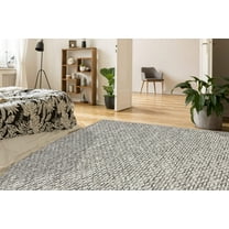 Koeckritz Rugs Starlight Collection Berber Style 100% BCF Olefin Area Rug, Urban Mix, 5' x 6', Fade Resistant