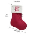 thumbnail image 3 of SLYNSHome Knit Christmas Stockings with Monogram,Personalized Initial Christmas Stocking Family Holiday Xmas Party Decor - E, 3 of 7