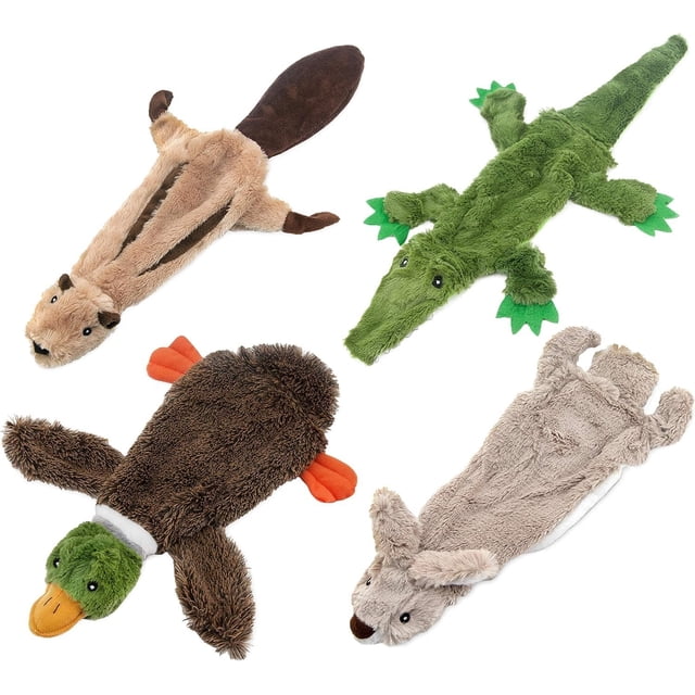 Juguete para perros Best Pet Supplies 2 en 1 Stuffless Squeaky para mascotas