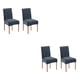 thumbnail image 1 of Fundas elásticas para sillas de comedor Inteprter 2 piezas azul brumoso, 1 of 6