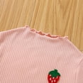 thumbnail image 4 of fatyb Toddler Girls Long Sleeve Tops Ruffle Mock Neck Tshirts Kids Cotton Undershirts (Thin and Thick), 4 of 7