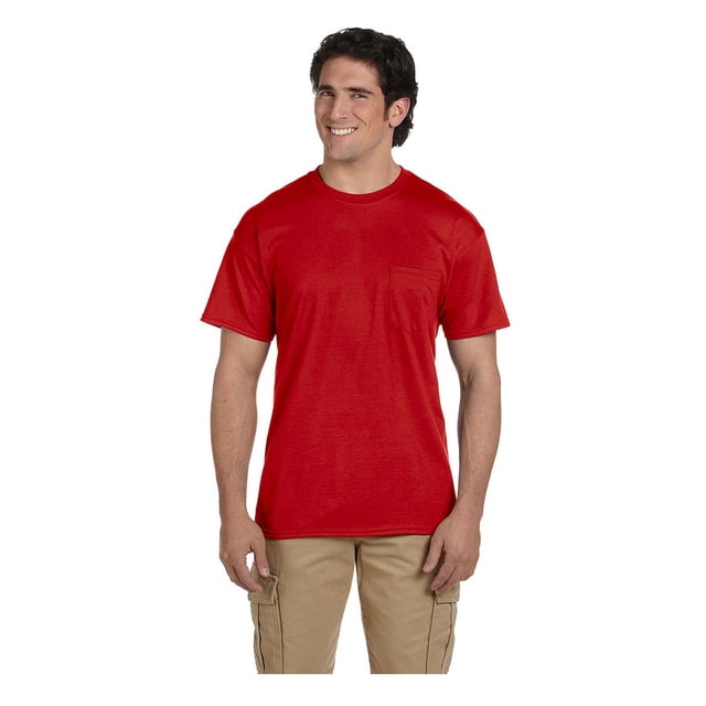 Gildan Men's Dryblend Double Needle 7/8 Inch Collar T-Shirt, Style G8300