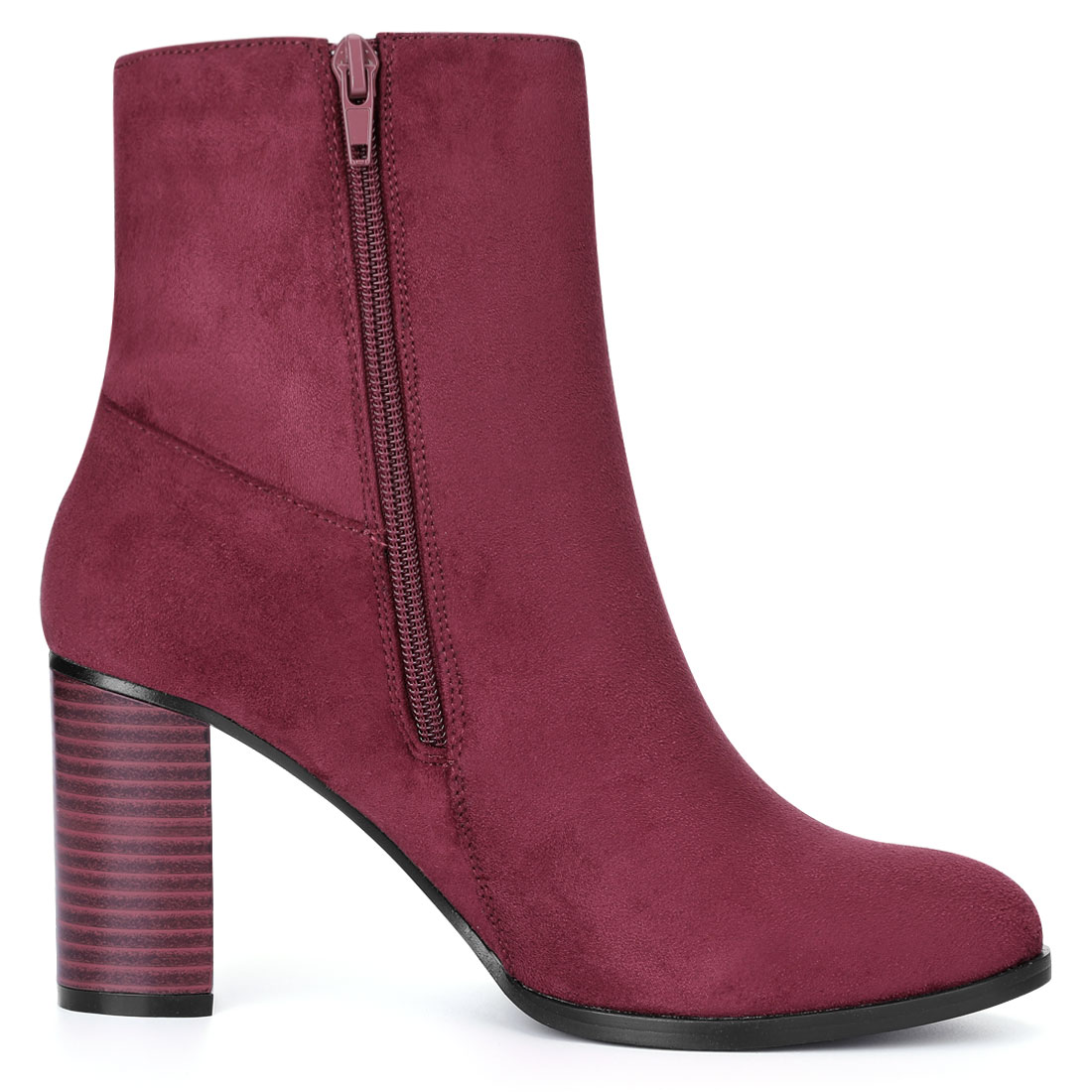 burgundy booties canada