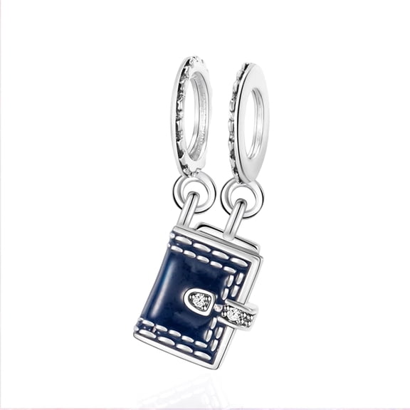 ROSIANNA 925 Sterling Silver Charm for Bracelets The Bible Dangle Charms Women Bracelet Charm