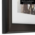 thumbnail image 3 of ArtToFrames 22x28 Inch Mahogany and Burgundy Picture Frame, This Brown MDF Poster Frame is Great for Your Art or Photos, Comes with 060 Plexi Glass (4211), 3 of 8