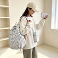 thumbnail image 2 of Weebloom Large School Backpack For Kids Girls Cute 3Pcs School Bags Set Adorable Cherry Printed Bookbag Middle High School College Blue, 2 of 6