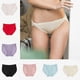 thumbnail image 1 of Mujeres 100% Bragas de seda Ropa interior de encaje Calzoncillos Lencería Cintura baja Sólido Sexy, 1 of 2