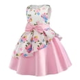 thumbnail image 3 of Toddler Little Girls Sleeveless Floral Print Princess Dress 2-8T Kid Formal Ball Gown Pageant Dresses, 3 of 8