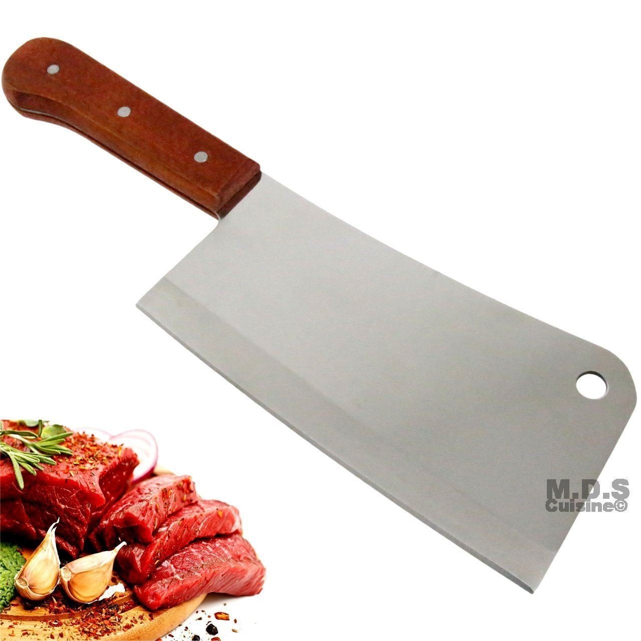 Cleaver Meat 15" Chopper Knife Kitchen Blade Cutlery Cuchillo de Carnicero by M.D.S Cuisine Cookware
