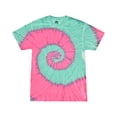 thumbnail image 2 of (Price/Each)Blank and Custom Colortone Tie Dye 1000 Short Sleeve Heavyweight 100% Cotton T-Shirts-Mint Fusion-Kids 2-4, 2 of 5