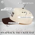 thumbnail image 4 of I’m The Friend In Low Places Hat, Funny Trucker Cap With Saying, Embroidered Vintage-Style Snapback Hat For Men And Women, 4 of 5