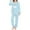 Sky Blue, variant on Kelon Women Pajama Sets Clearance Woman Blending Pajamas Women's Winter Spring Home Leisure Valentine's Day Bow Love Loose Imitation Color Ding Pajama Sleepy Pants Set