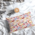 thumbnail image 6 of Kdxio Cotton Pillow Cases 20"x30" Pillowcases,Soft and Breathable Bedroom Pillow Cases-Cute Butterfly Flowers, 6 of 8