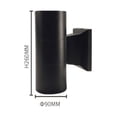 thumbnail image 4 of Lámpara de pared YONGSHENG Exterior Doble Cabezal LED Impermeable 5W Negro, 4 of 5