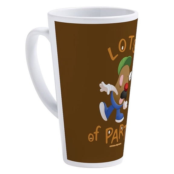 CafePress - Mr. Potato Head Lots Of Parts - 17 Oz White Ceramic Latte Mug