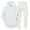 Z04-White, variant on 2 Pieces for Men Fleece Hoodie Sweatsuit Outfit Jogger Set Pullover Sweatshirt Sweatpants Warm Sports Suit (White,M)