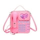 thumbnail image 4 of Bolso bandolera para teléfono, original bolso de hombro de PU con forma de teléfono, ideal para maquillaje y paraguas. Rosa, 4 of 9