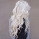 thumbnail image 2 of Peluca De Pelo Rizado De Longitud Media Para Mujer De Color Blanco Roto, Peluca De Longitud Media Para Mujer, Peluca De Cosplay Sintética Ondulada Rizada Para Disfraz De Niña Muyoka Hogar, 2 of 6