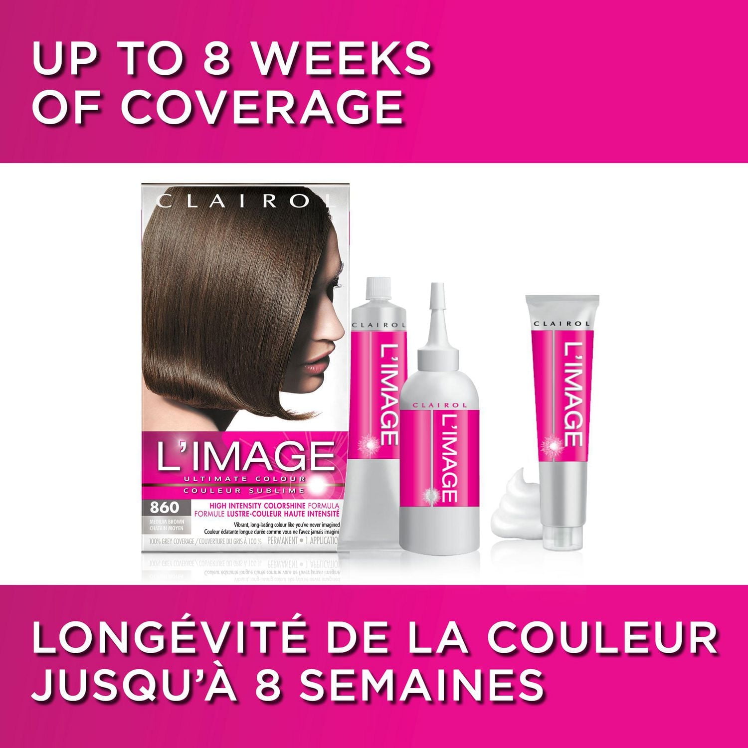 Clairol L'Image Permanent Hair Dye, Vibrant colour