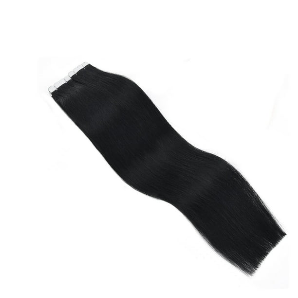 Teissuly Tape in Hair Extensions, 60cm Tape in Hair Extensions Human Hair 20 Pcs 45g Dark Brown Mixed Medium Brown Balayage Tape Hair Extensions Straight Remy Human Hair Tape in Extensions Teissuly WER202401227270