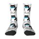 thumbnail image 3 of Calcetines de moda para hombre con diseño de pingüino y gato, calcetines largos con puntadas, calcetines para parejas, talla 37-45, 3 of 5