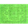 thumbnail image 1 of Ahgly Company Indoor Rectangle Abstract Green Modern Area Rugs, 7' x 9', 1 of 4