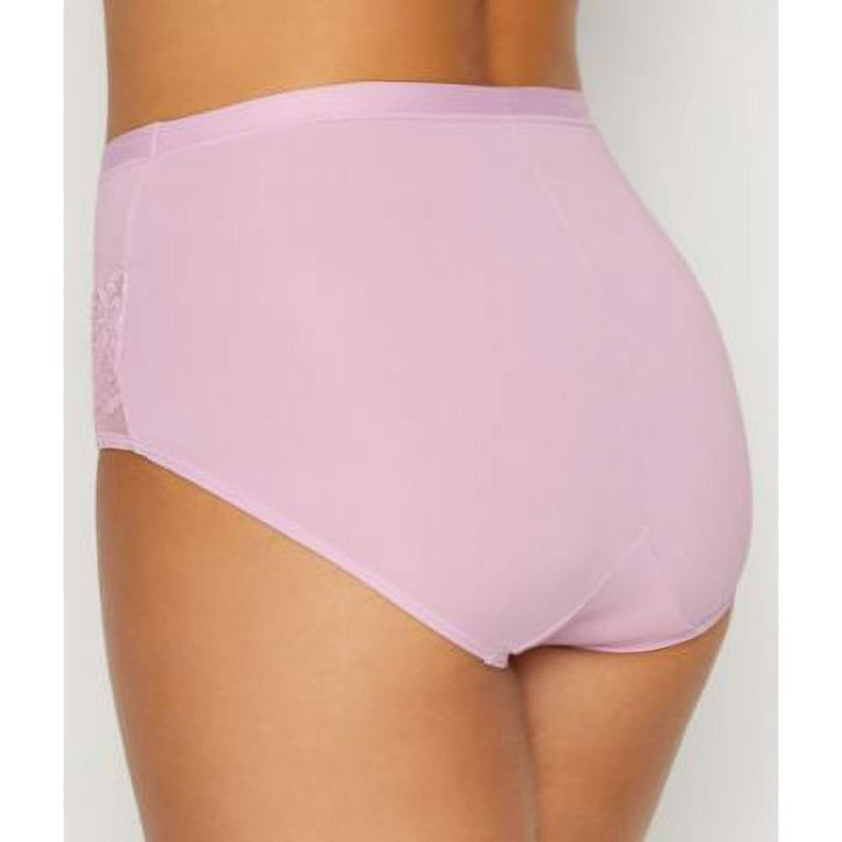 NWT Vanity Fair Smoothing Comfort 13267 Mesh & Lace brief panty panties 6 7  8