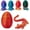 Laser Red, variant on 3d Printed Dragon In Egg, Full Articulated Dragon Crystal Dragon With Dragon Egg, Home Office Decor Executive Desk Toys, Adults Fidget Toys For Autism