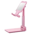 thumbnail image 1 of KAKOWELY Support de Téléphone de Bureau Réglable avec Miroir Rétractable Support de Tablette Téléphone Intelligent (Rose), 3.35x"X5.31"X1.38 Pouces, 1 of 4