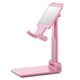 thumbnail image 1 of Soporte de escritorio ajustable para teléfono con espejo retráctil para tableta y smartphone (rosa), 1 of 7