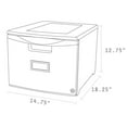 thumbnail image 4 of Mini classeur Storex à tiroir simple avec verrous et roulettes, 4 of 6