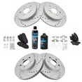 thumbnail image 2 of TRQ Front & Rear Ceramic Brake Pads & Rotors For 10-15 Toyota Prius Lexus CT200h BKA19624, 2 of 6