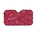 thumbnail image 7 of Fotbe Pink Glitter Car Windshield Sunshade | Sun Visor Protector Front Window Shade, Keeps Out UV Rays, Keeps Your Vehicle Cool-Medium, 7 of 7