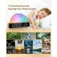 thumbnail image 3 of Despertador Sunrise HAODINGMAI, luz de despertador, ruido blanco, 3 of 7