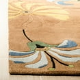 thumbnail image 6 of SAFAVIEH Soho Brooke Floral Wool Runner Rug, Brown/Multi, 2'6" x 8', 6 of 9