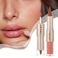 thumbnail image 4 of QunYou Lipstick Lip Line Lip Gloss Double Head 2-in-1 Makeup Matte Hook Line Lipstick Mirror Lip Gloss Lip Glaze 2.5ml, 4 of 5